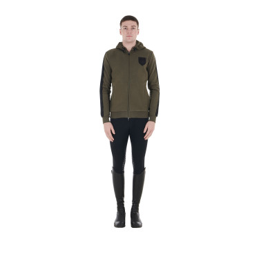 Moletom com capuz masculino com interior de lã Equestro Moletom com capuz masculino com interior de lã Equestro