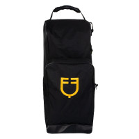Saco para botas e capacete com logotipo bordado Equestro Preto Saco para botas e capacete com logotipo bordado Equestro Preto