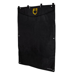 Cortina longa de box com logotipo bordado Equestro