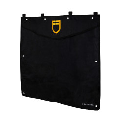 Cortina curta de box com logotipo bordado Equestro