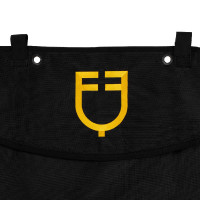 Cortina curta de box com logotipo bordado Equestro Preto Cortina curta de box com logotipo bordado Equestro Preto