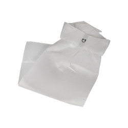 Peitoral de competição com logotipo bordado Equestro Branco