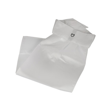 Peitoral de competição com logotipo bordado Equestro Branco