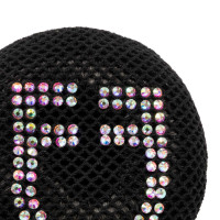 Rede para cabelo com strass Equestro Preto