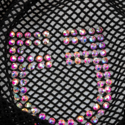 Rede para cabelo com strass Equestro Rede para cabelo com strass Equestro