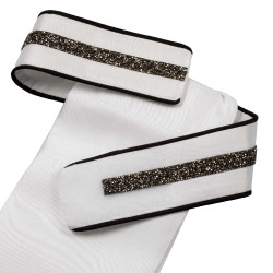 Plastrão de adestramento Impero Equestro Branco / preto