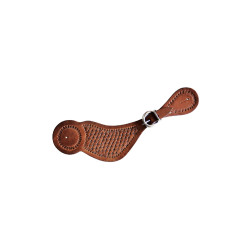Tiras de esporas largas Lakota com acabamento em cesta