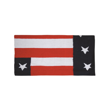 Cobertura de algodão com bandeira dos EUA 32x34 Lakota Cobertura de algodão com bandeira dos EUA 32x34 Lakota