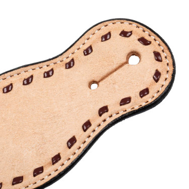 Correia de esporão western bicolor Pool's Avelã / natural Castanho