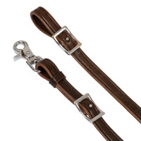 Rédeas com decorações em couro trançado Pool's Rosa