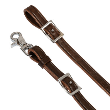 Rédeas com decorações em couro trançado Pool's Turquesa Azul