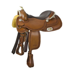Sela western Pool's Classic Reiner em rawhide