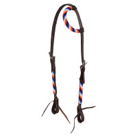 Noiva western com uma orelha e bordado com miçangas Pool's Castanho