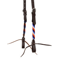 Noiva western com uma orelha e bordado com miçangas Pool's Castanho