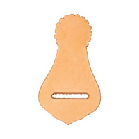 Gravata Pool's com fecho Óleo claro Castanho