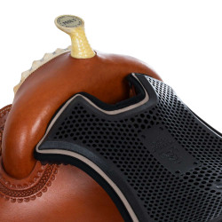 Protetor de sela western Pool's Conhaque Castanho