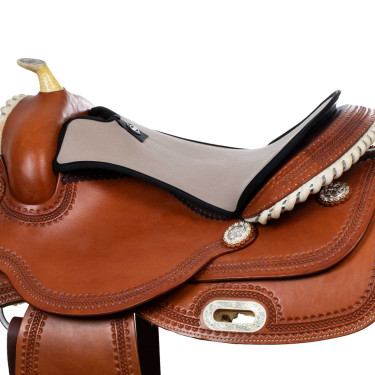 Protetor de sela western Pool's Conhaque Castanho