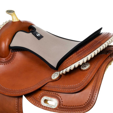 Protetor de sela western Pool's Conhaque Castanho