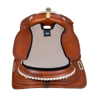 Protetor de sela western Pool's Conhaque Castanho