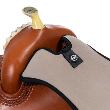 Protetor de sela western Pool's Conhaque Castanho
