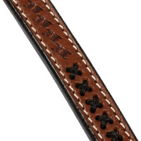 Rendas western com decorações Pool's Avelã Castanho