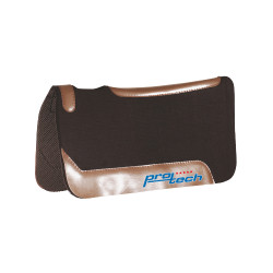 Manta de sela western em neoprene e feltro Master com reforço longo em couro Pro-Tech