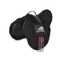 Capa de sela em algodão novo estilo Supreme Preto Capa de sela em algodão novo estilo Supreme Preto