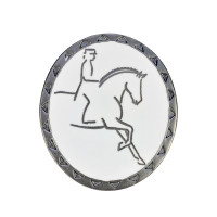 Broche de cavalaria de dressage Umbria Equitazione Preto Broche de cavalaria de dressage Umbria Equitazione Preto