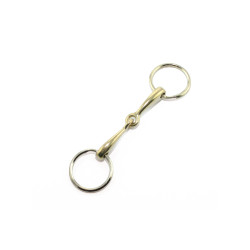 Chaveiro com embocadura simples em ouro BP Umbria Equitazione Chaveiro com embocadura simples em ouro BP Umbria Equitazione