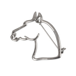 Alfinetes de colarinho Master2 modelo cabeça de cavalo Umbria Equitazione