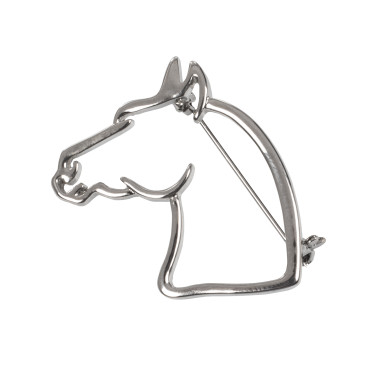 Alfinetes de colarinho Master2 modelo cabeça de cavalo Umbria Equitazione