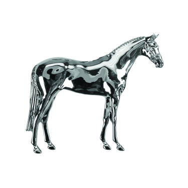 Cavalo prateado modelo cavalo em pé Umbria Equitazione