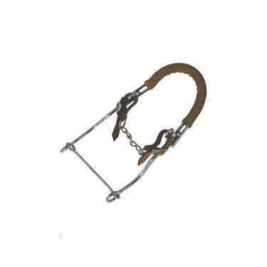 Hackamore cromado com hastes longas Umbria Equitazione Hackamore cromado com hastes longas Umbria Equitazione