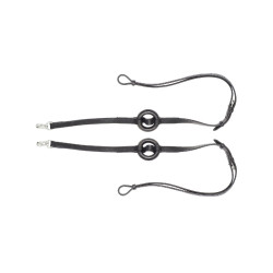 Enrêne de couro Umbria Equitazione Preto