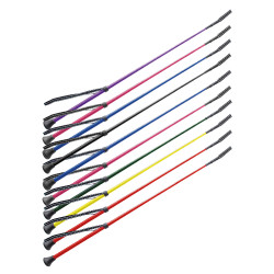 Conjunto de 10 chicotes de nylon Umbria Equitazione Conjunto de 10 chicotes de nylon Umbria Equitazione