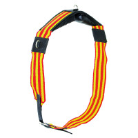 Cilha de treinamento em fita Umbria Equitazione Amarelo / vermelho Cilha de treinamento em fita Umbria Equitazione Amarelo / vermelho