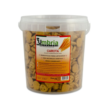 Crunchies para cavalos com cenoura 3kg Umbria Equitazione Crunchies para cavalos com cenoura 3kg Umbria Equitazione