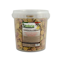 Crunchies cavalos baunilha & cereais 3kg Umbria Equitazione