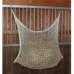 Rede para feno malha 3 x 3 cm branca Kerbl