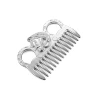 Peigne en aluminium en forme de tête de cheval Umbria Equitazione Peigne en aluminium en forme de tête de cheval Umbria Equitazione