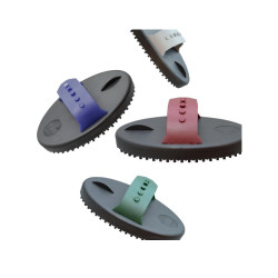 Escova oval de plástico macio Umbria Equitazione Escova oval de plástico macio Umbria Equitazione