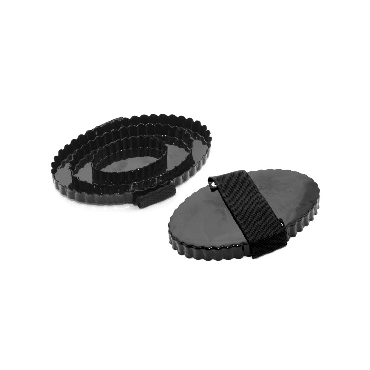 Escova metálica oval para curry Umbria Equitazione Escova metálica oval para curry Umbria Equitazione