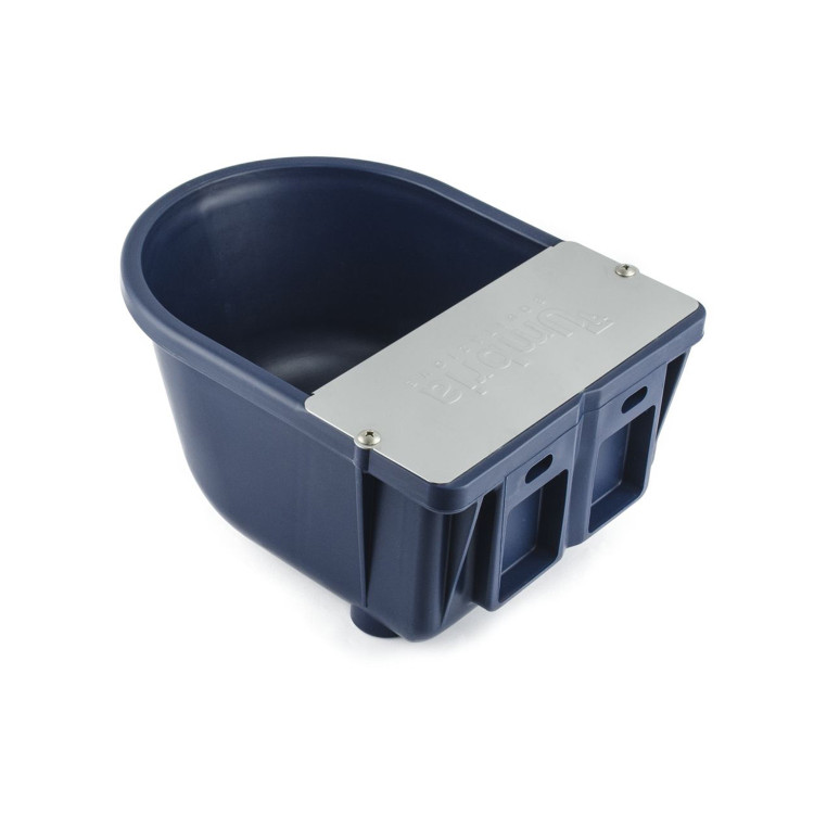 Bebedouro de nível constante com tampa em aço inoxidável em PVC Umbria Equitazione Bebedouro de nível constante com tampa em aço inoxidável em PVC Umbria Equitazione