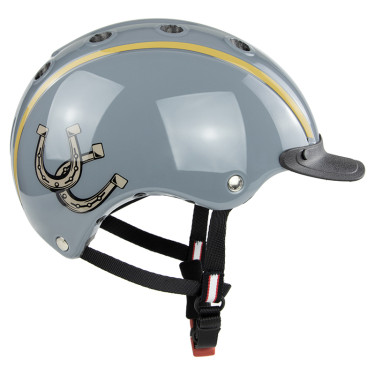 Capacete Casco Nori Cinza claro / ferradura Capacete Casco Nori Cinza claro / ferradura