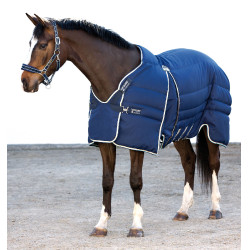 Cobertor de estábulo Horseware Rambo® Optimo 400g Marinho / bege / azul / marinho Azul-marinho