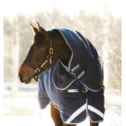 Capa de exterior Horseware Rambo Duo 100g + forro 300g Marinho / azul céu Capa de exterior Horseware Rambo Duo 100g + forro 300g Marinho / azul céu