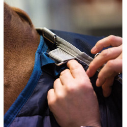 Capa de exterior Horseware Rambo Duo 100g + forro 300g Marinho / azul céu Capa de exterior Horseware Rambo Duo 100g + forro 300g Marinho / azul céu