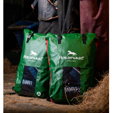 Capa de exterior Horseware Rambo Duo 100g + forro 300g Capa de exterior Horseware Rambo Duo 100g + forro 300g