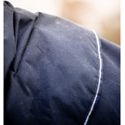 Capa Horseware Rambo Duo Force 100g com liners de 100g e 300g Marinho / marinho / branco Azul-marinho