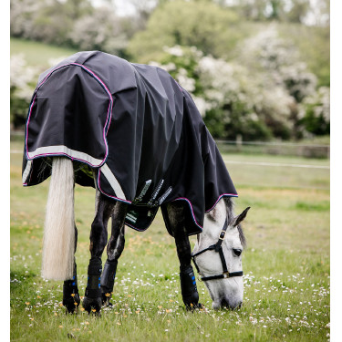 Cobertura Horseware Rambo Supreme 1680D Turnout 0g Marinho / bordô Azul